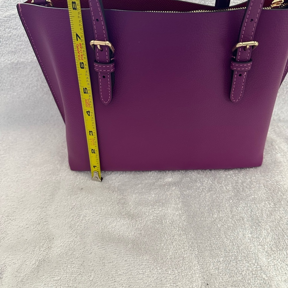 Coach Purple Leather Crossbody Bag - Picture 2 of 6